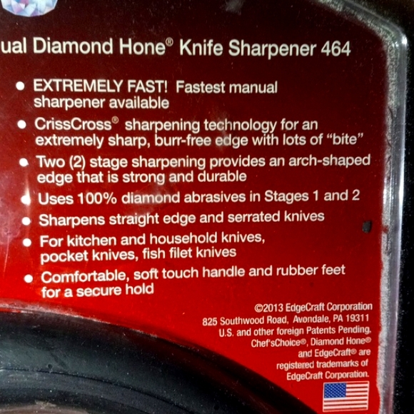 KNIFE SHARPENER (GIFT?) UNOPENED SEALED-CHEFS CHOICE PRONTO about $80 VALUE - Picture 3 of 7